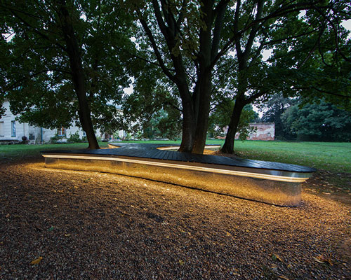 levitating theater in polish park combines visual and sensory arts