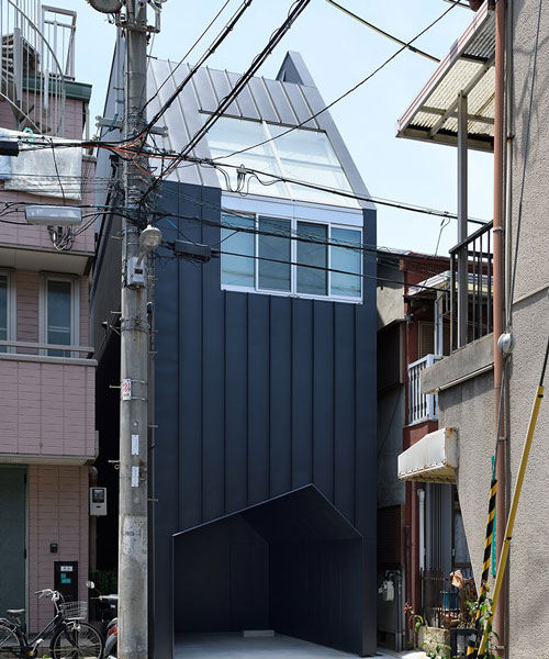 YMT-house by GENETO introduces modern design into an old osaka district