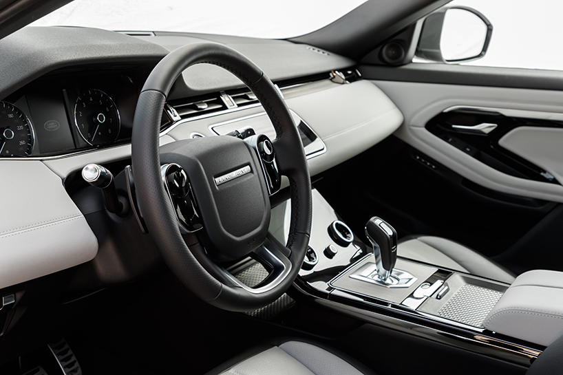 range rover evoque white interior