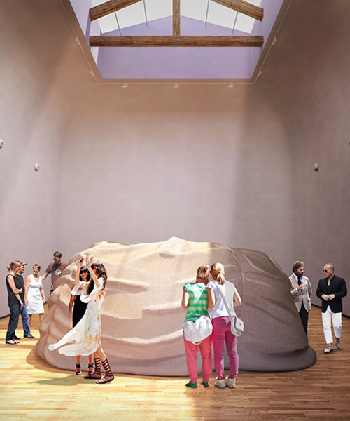 3GATTI proposes a giant inflating heart for british pavilion at the 2020 venice biennale