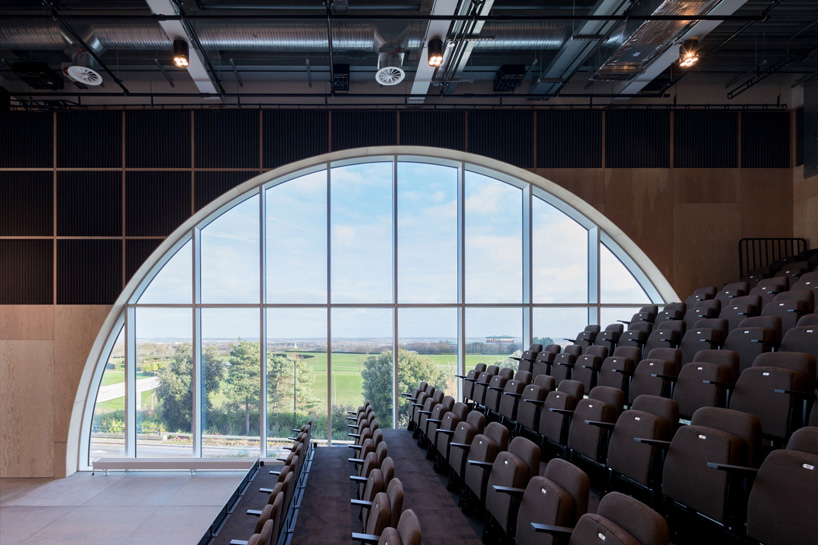 6a architects extend MK gallery with corrugated stainless steel box