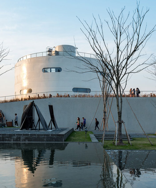 in shanghai, OPEN transforms aviation fuel tanks into 'containers of culture'