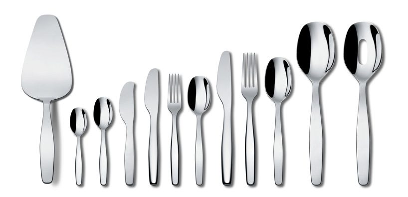 naoto fukasawa designs 11-piece cutlery set 'itsumo' for alessi