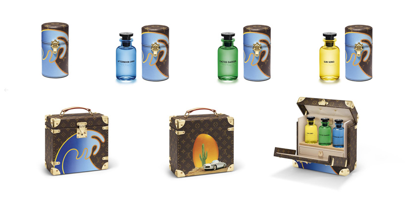 alex israel designs louis vuitton carry cases for new unisex fragrances