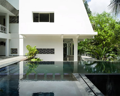 art deco metalwork defines the style of the ivory cost residence refurbished by paola bagna