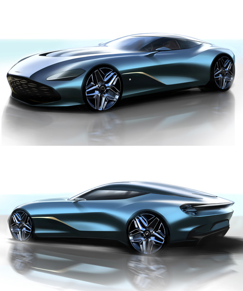 aston martin unveils renderings of the DBZ GT zagato hypercar