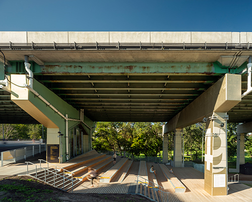 the bentway transforms space under toronto's expressway into a community venue