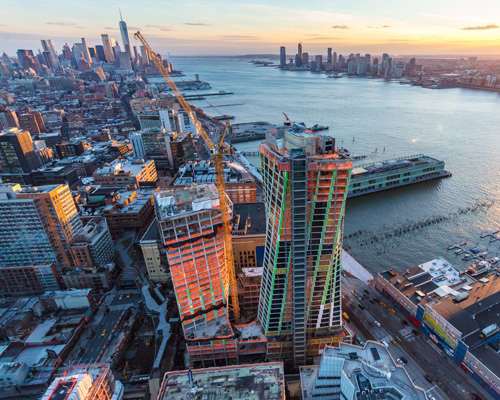 the XI: bjarke ingels group-designed towers top out in new york