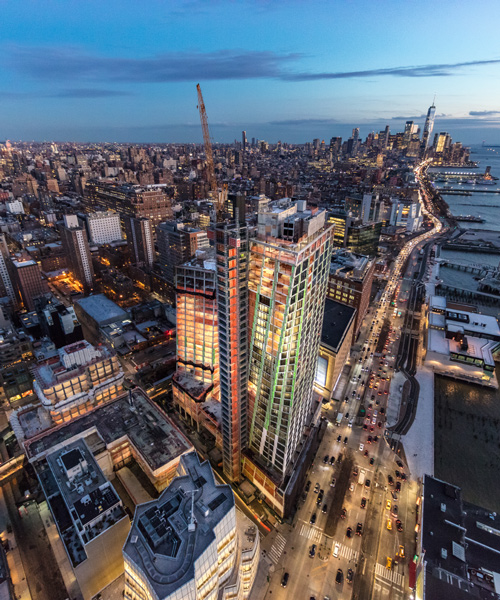 the XI: bjarke ingels group-designed towers top out in new york