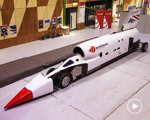 bloodhound's supersonic car is going for land-speed record