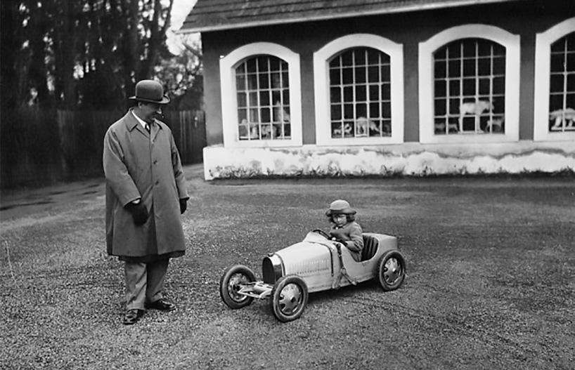 the bugatti baby II roadster pays tribute to the century-old original kid car