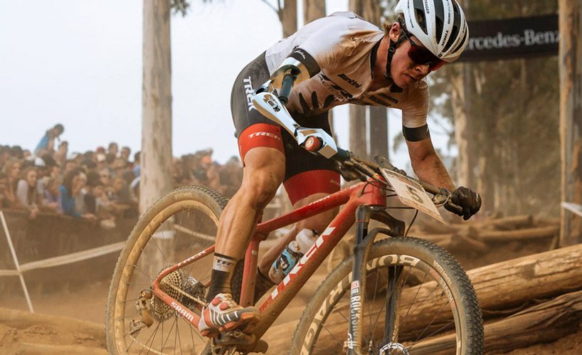 chan lee develops the 'ZENOS' open sourced 3D printable prosthetic arm for mountain biking designboom