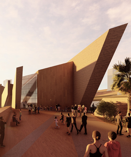 daniel libeskind designs coastal museum that references chile's atacama desert