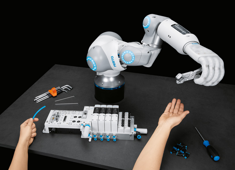 pneumatic robotic arm gives you a hand with a soft 'humanâ touch bionicsofthand