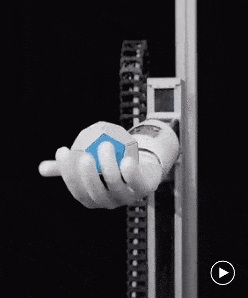 pneumatic robotic arm offers a hand with a soft 'human’ touch