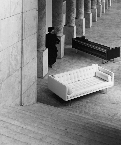 FLEXFORM magister sofa illustrates iconic, timeless italian design