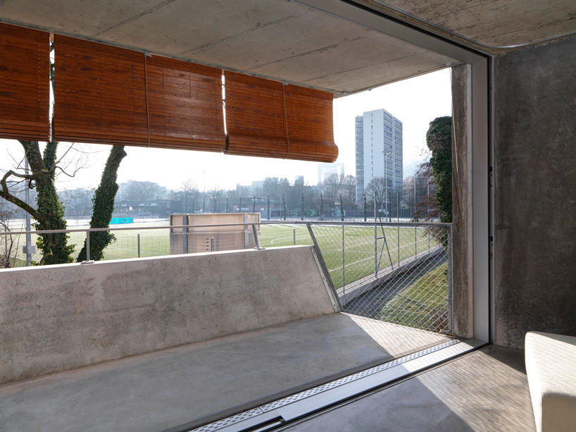 gus wüstemann architects' low-cost concrete housing block in zurich surburb