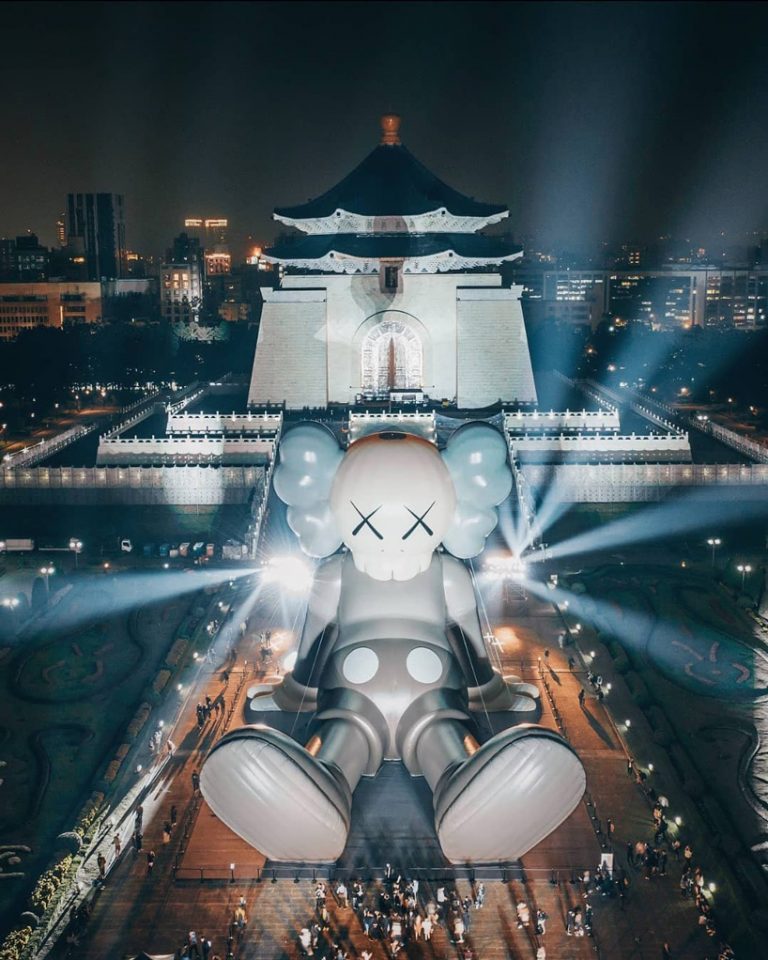 giant KAWS sculpture floating in hong kong harbor will float no longer