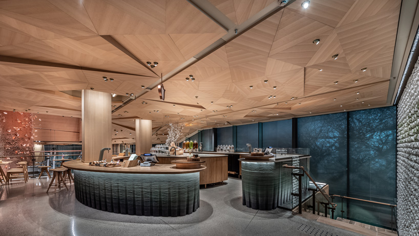 kengo kuma completes the world's largest starbucks reserve roastery in tokyo