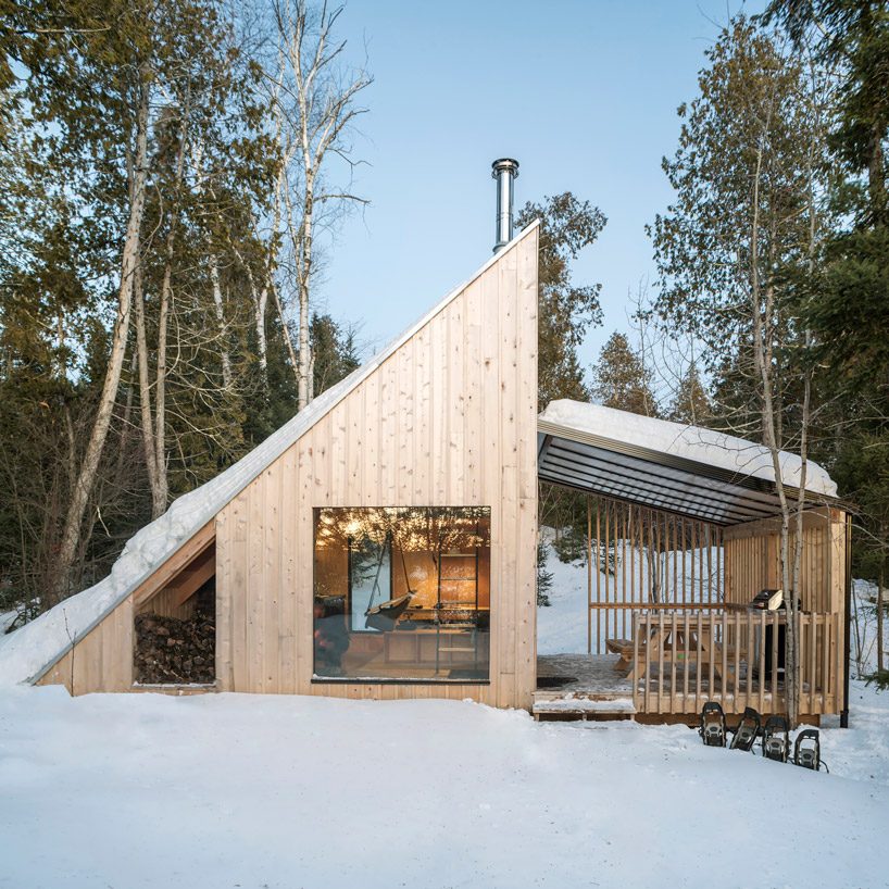 L Abri S La Pointe Is A Camping Shelter Designed For A Regional