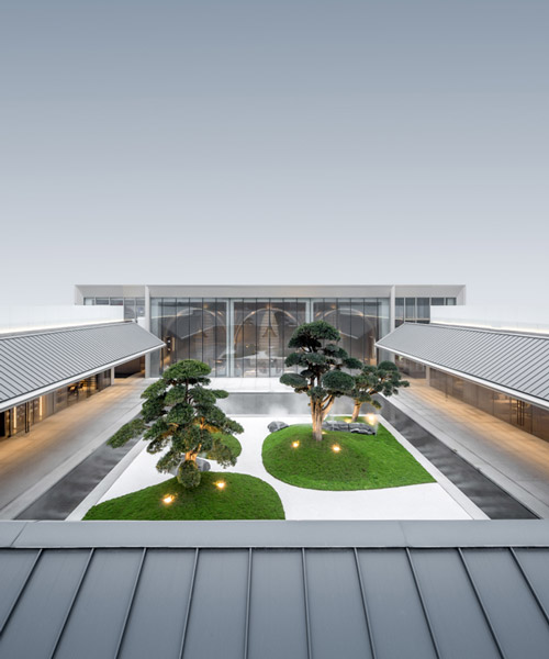 lacime architects designs the vanke emerald park around multiple courtyards in china