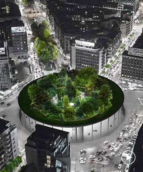 LAD and hypnos propose an elevated garden within the urban fabric of milan