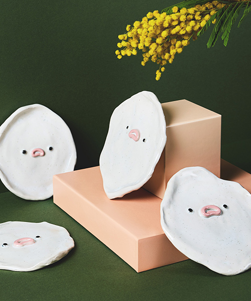 marzia bisognin crafts gang of pottery creatures with latest collection, maì accents
