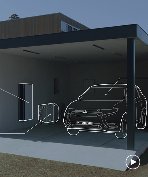 mitsubishi's new energy ecosystem lets you power your home with your car