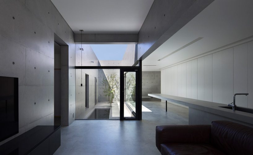 house in shime by mori architect office is built around a central inner ...