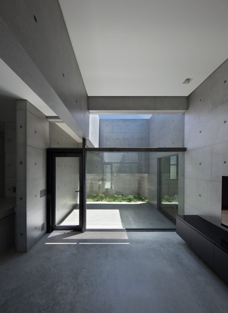 house in shime by mori architect office is built around a central inner ...