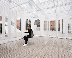 napp studio highlights the density of hong kong with 'micro to nano' spatial installation