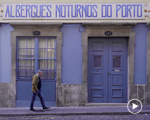 building pictures presents the restoration of a homeless shelter in porto