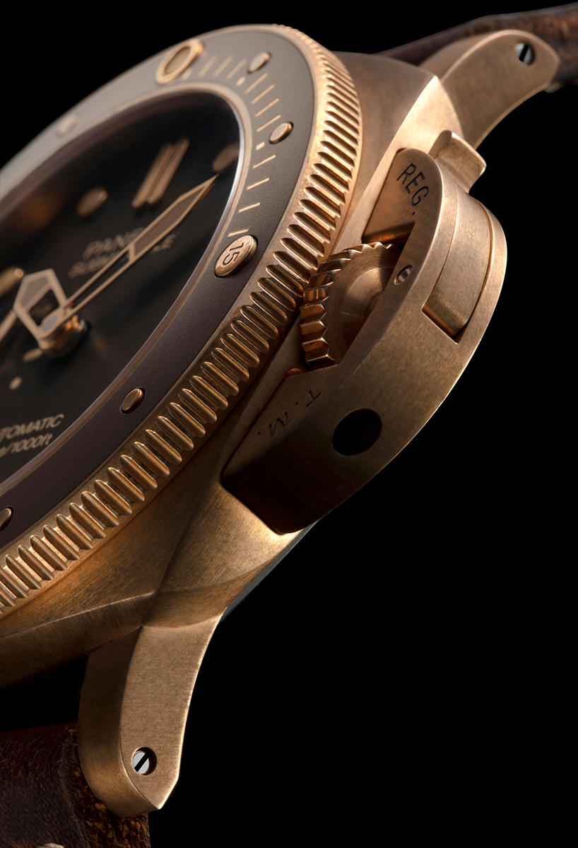 panerai submersible bronzo diving watch changes appearance over time