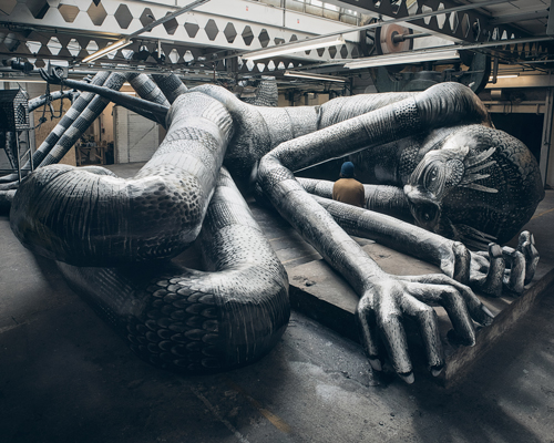giants laid to rest in an abandoned factory turned mausoleum