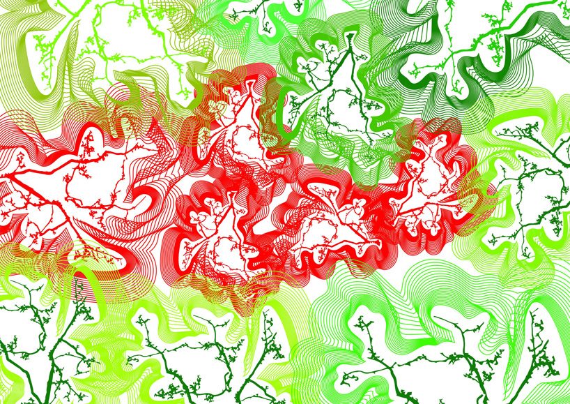 radici presents carpet collection printed with chromojet technology during milan design week