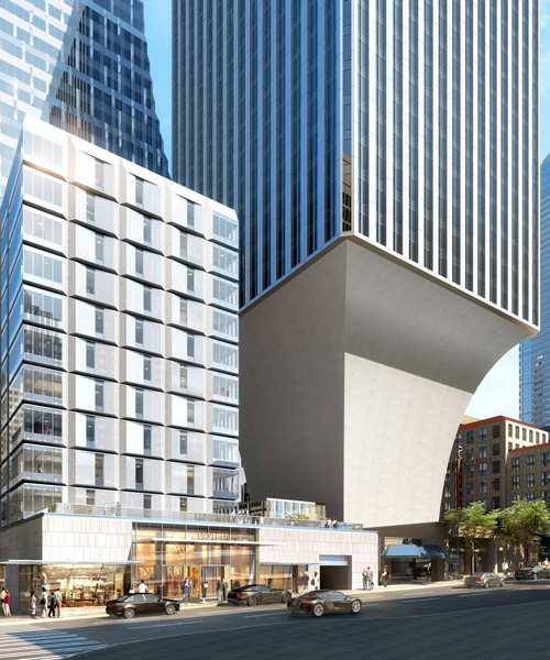 seattle's rainier square tower is clad in curtain wall of 140 3D-printed nodes