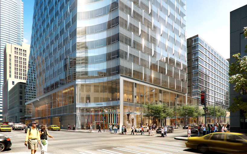 seattle's rainier square tower is clad in curtain wall of 140 3D ...