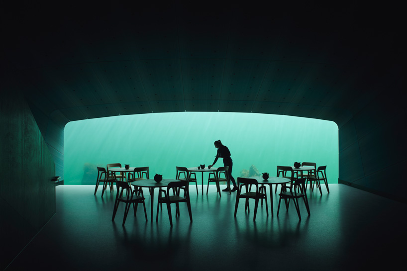 snøhetta completes europe's first underwater restaurant in norway