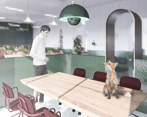 studio MAS creates 'the menagerie' as an urban zoo co-working space