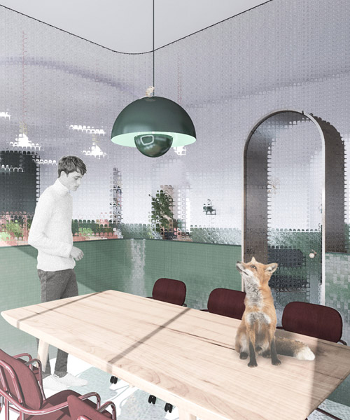 studio MAS creates 'the menagerie' as an urban zoo co-working space