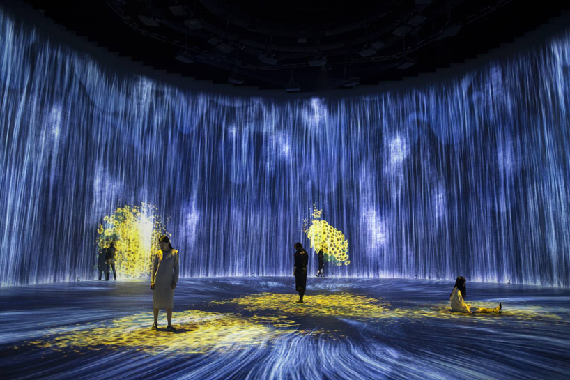 teamLab fills former oil tanks with 'digital universe of water ...