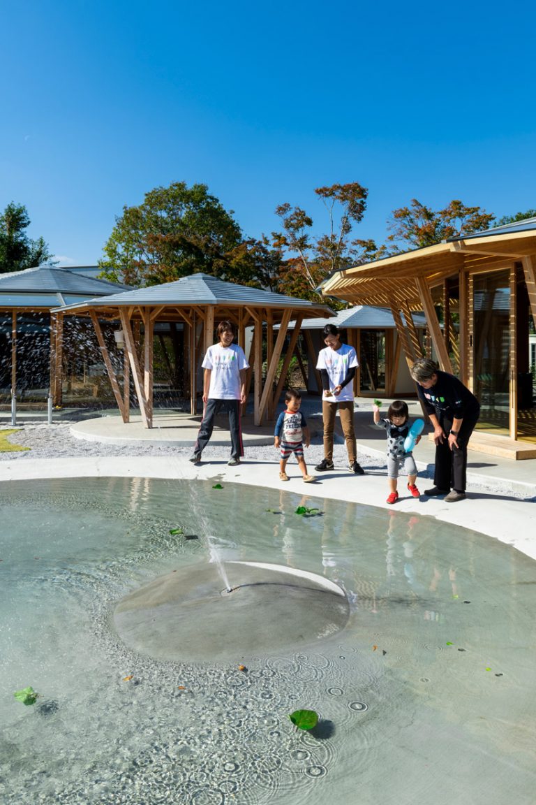 Japanese Round Structures tezuka architects forms series of round structures for nursery in japan