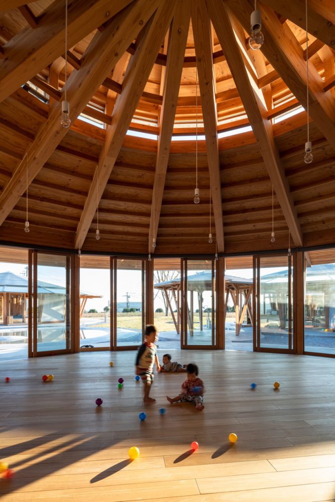 Tezuka Architects Forms Series Of Round Structures For Nursery In Japan