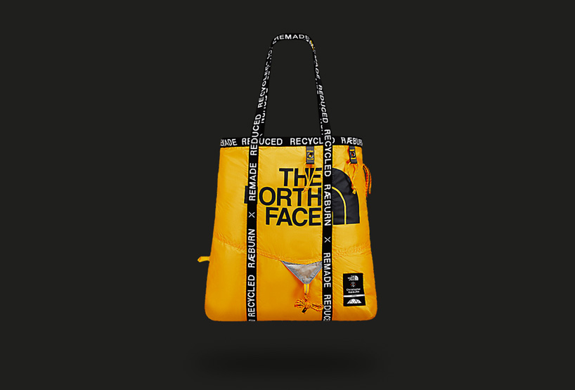 the north face recycles pre-used tents to create latest bag collection