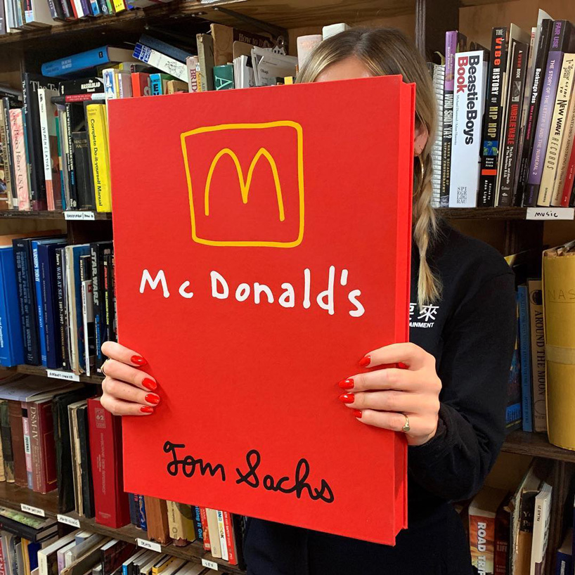 tom sachs illustrates how to make the perfect mcdonald's cheeseburger