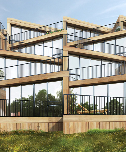 NL architects + studyo design affordable housing complex for frankfurt