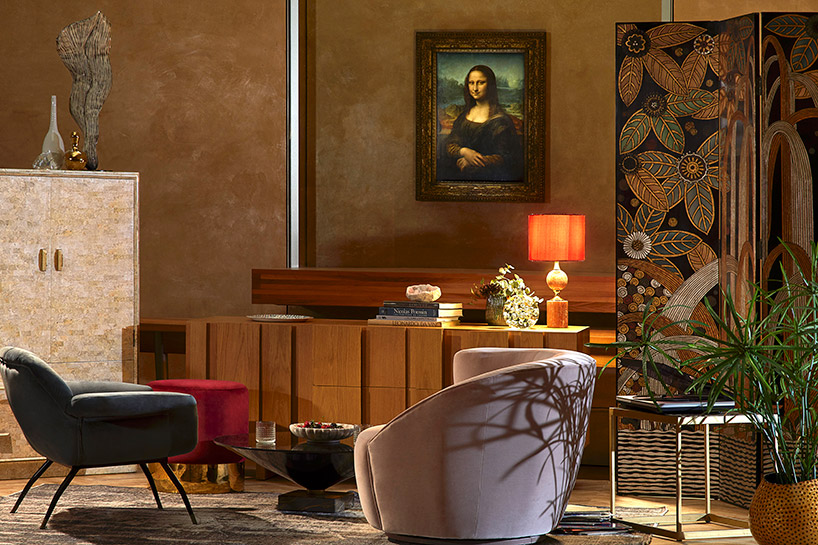 spend a night with mona lisa in the louvre courtesy of airbnb designboom