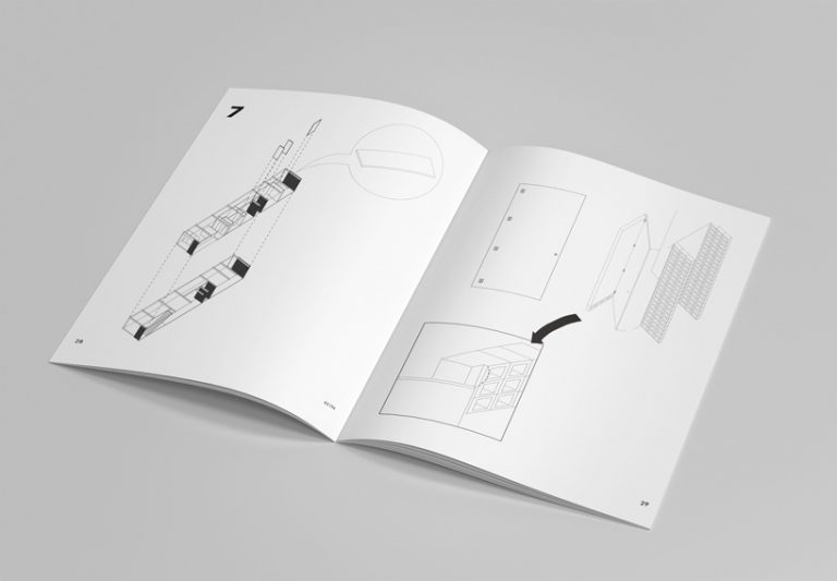 brazilian ånguera house represented in language of IKEA manual