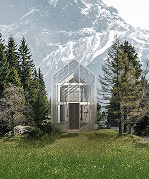 archijoo envisions buildings to blend with the seasons in northern italy