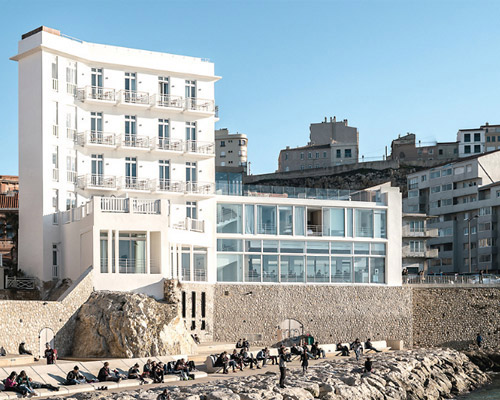AAYP restores 1930s seaside hotel to it's former glory on the coast of marseille